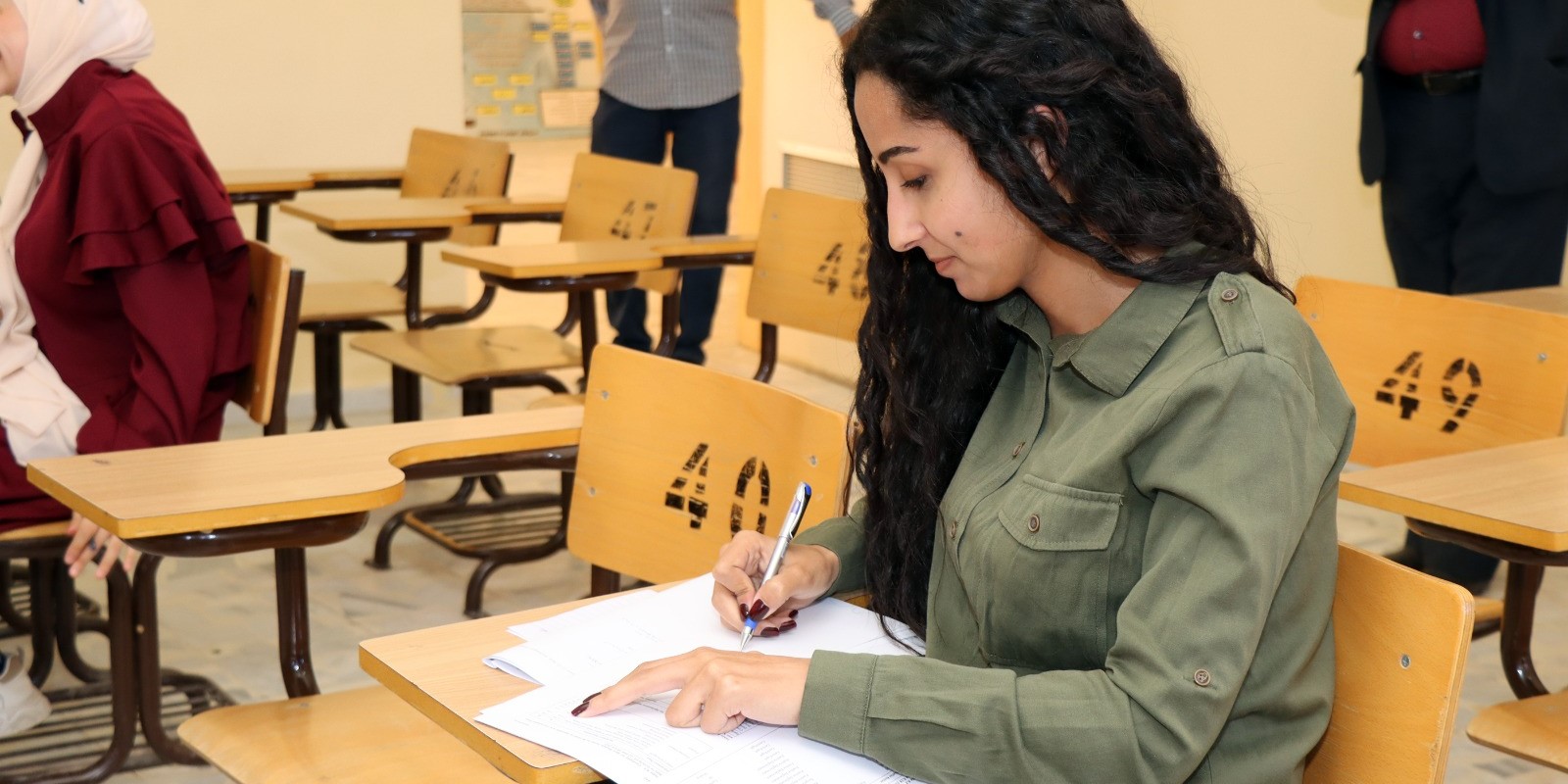  جولة تفقدية على عدد من قاعات الامتحانات في مختلف كليات الجامعة